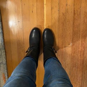 Frye Veronica Leather Mid-Calf Boots (Excellent)